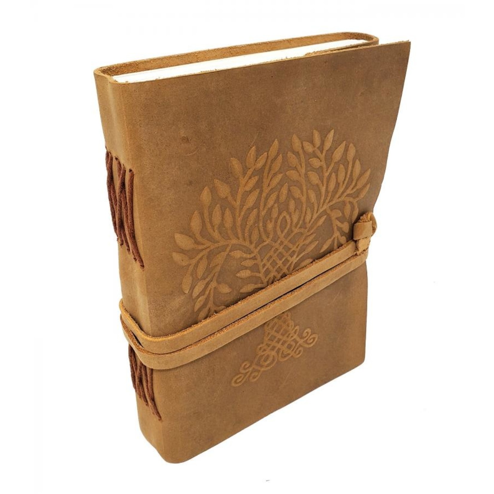 Tree of Life Soft Leather Journal 5x7" with Leather Cord Closure