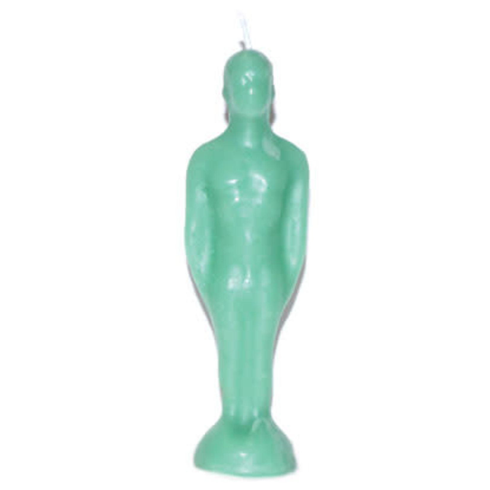 7" Green Male Figure Candle