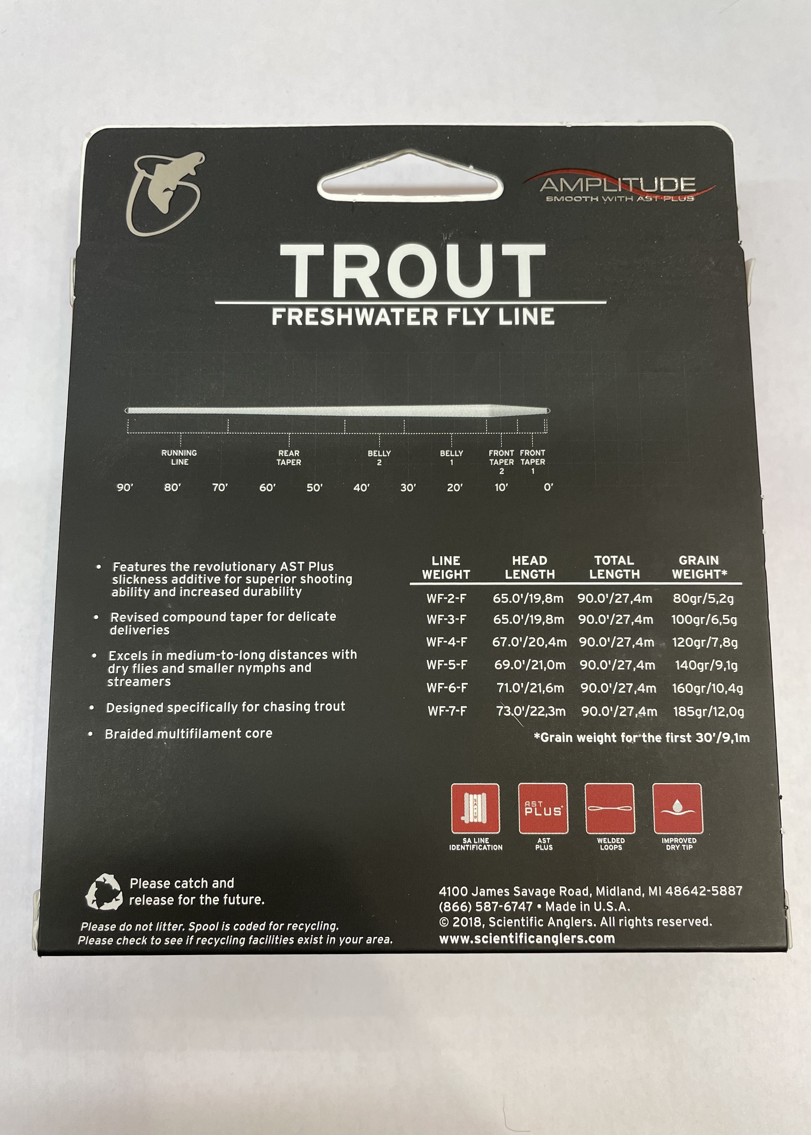 Scientific Anglers Scientific Anglers Amplitude Smooth Trout Line
