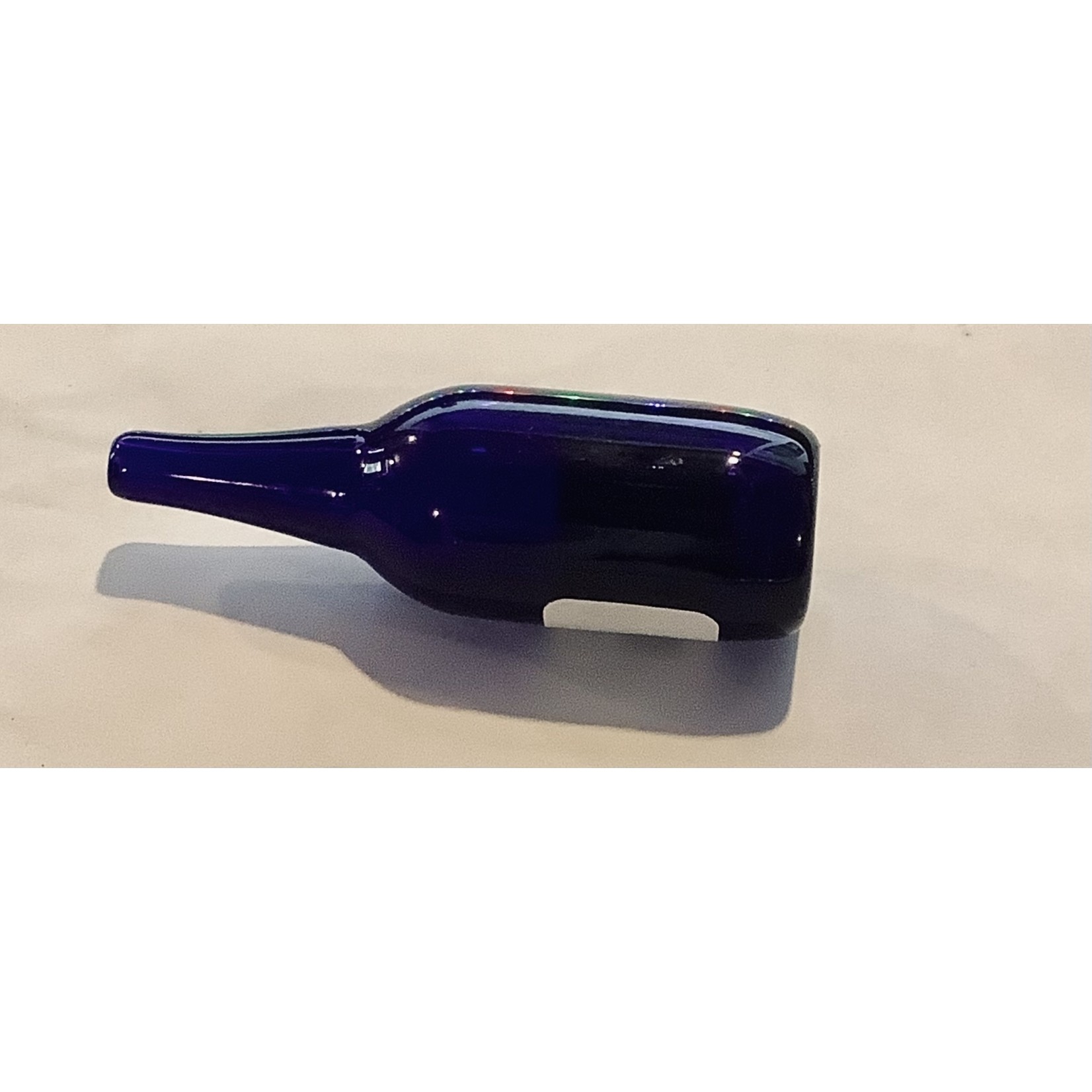 HS Wholesale 3" Blue Bottle Chillum Hand Pipe