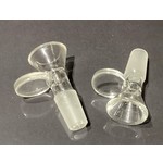 14mm Clear Glass Bowl w/ Clear Ring Handle