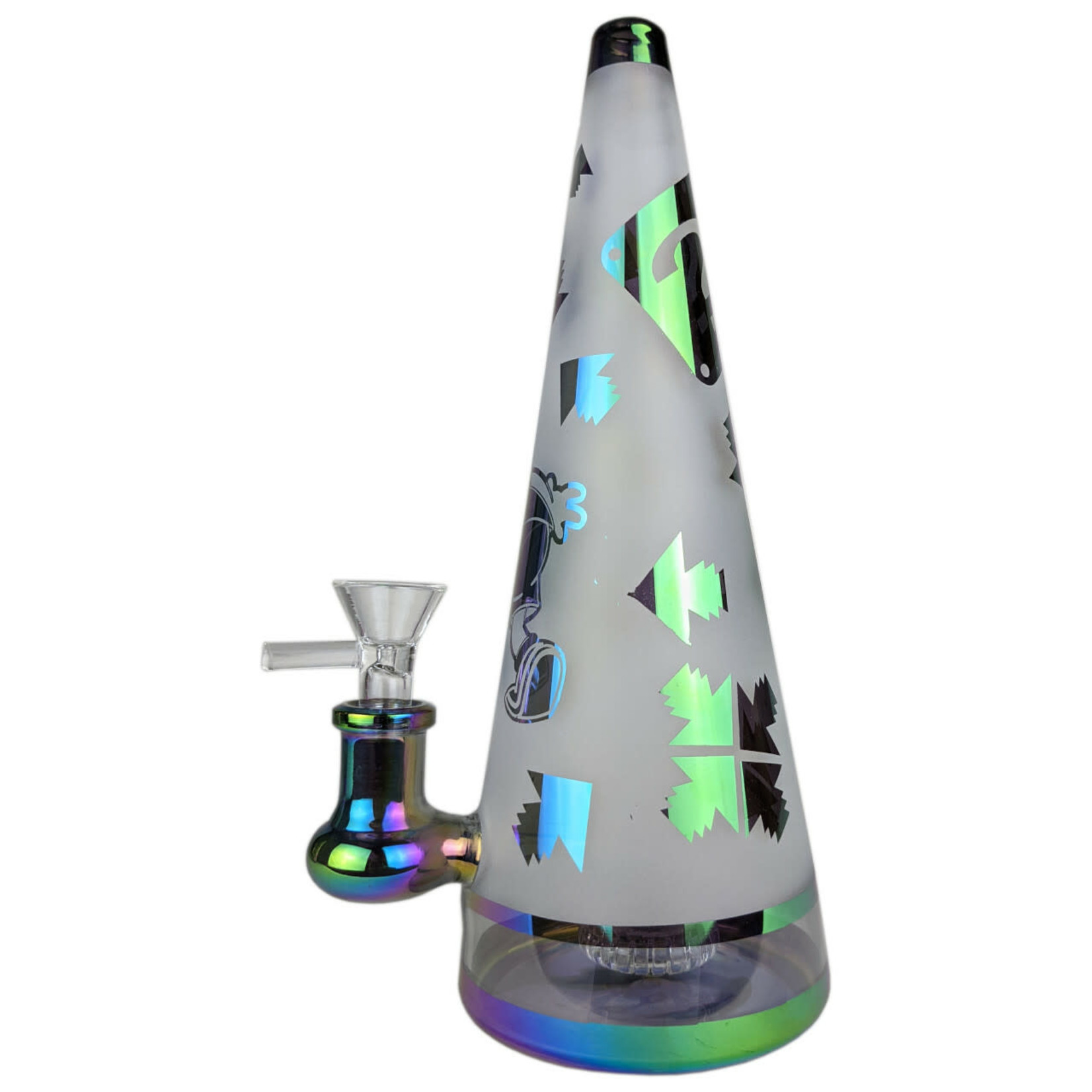 10” Sand Blasted Cartoon Games Decal Cone WP