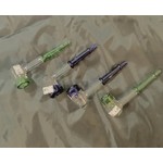 Old Fashioned Long Stem Glass Flower Pipe