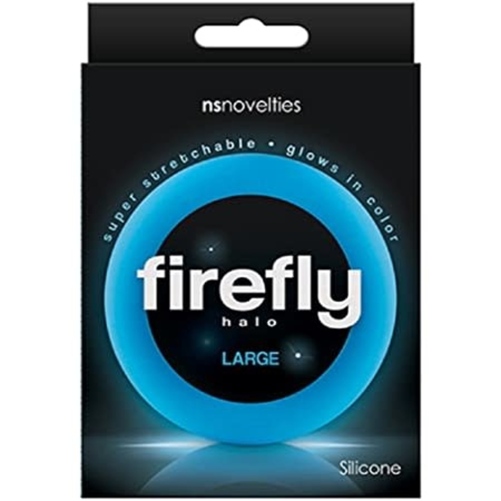 NS novelties Halo - Fire Fly Silicone Cockring - Glows in the Dark!