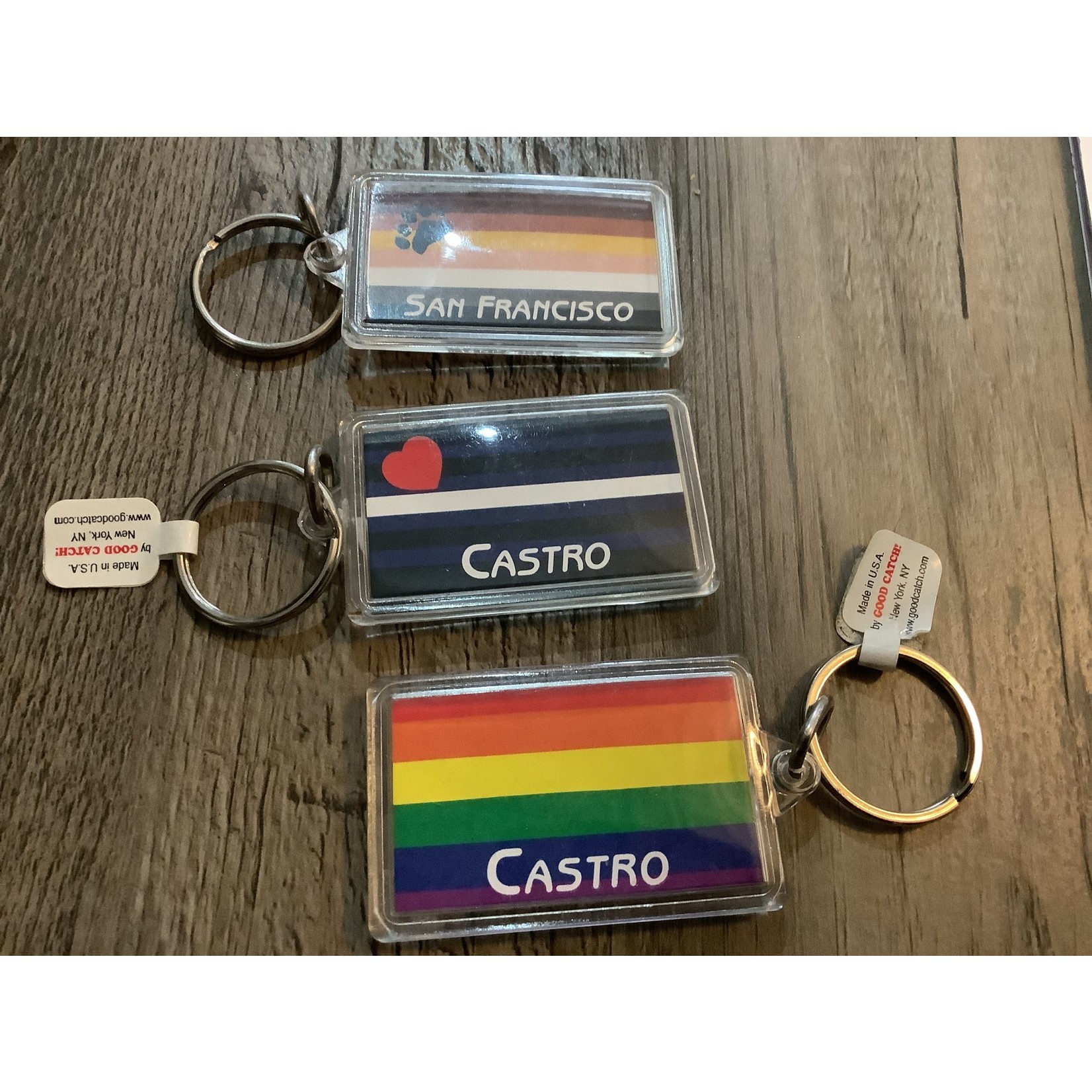 Acrylic Pride Key Tags- Various Styles