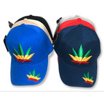 DF Import & Export Leaf Hat- Baseball Cap- Assorted Colors