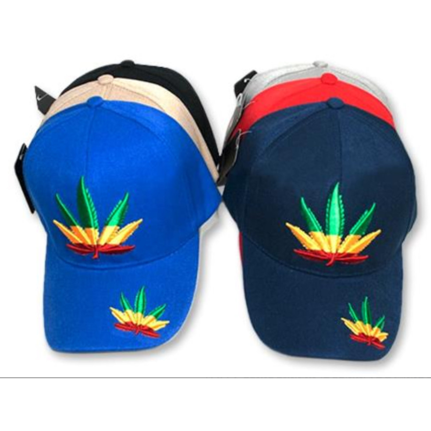 DF Import & Export Leaf Hat- Baseball Cap- Assorted Colors