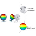 VNOX VNOX Pride Rainbow Single Stud Earring