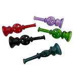 3” Middle 3 Hole Colored Big Bowl Glass Chillum