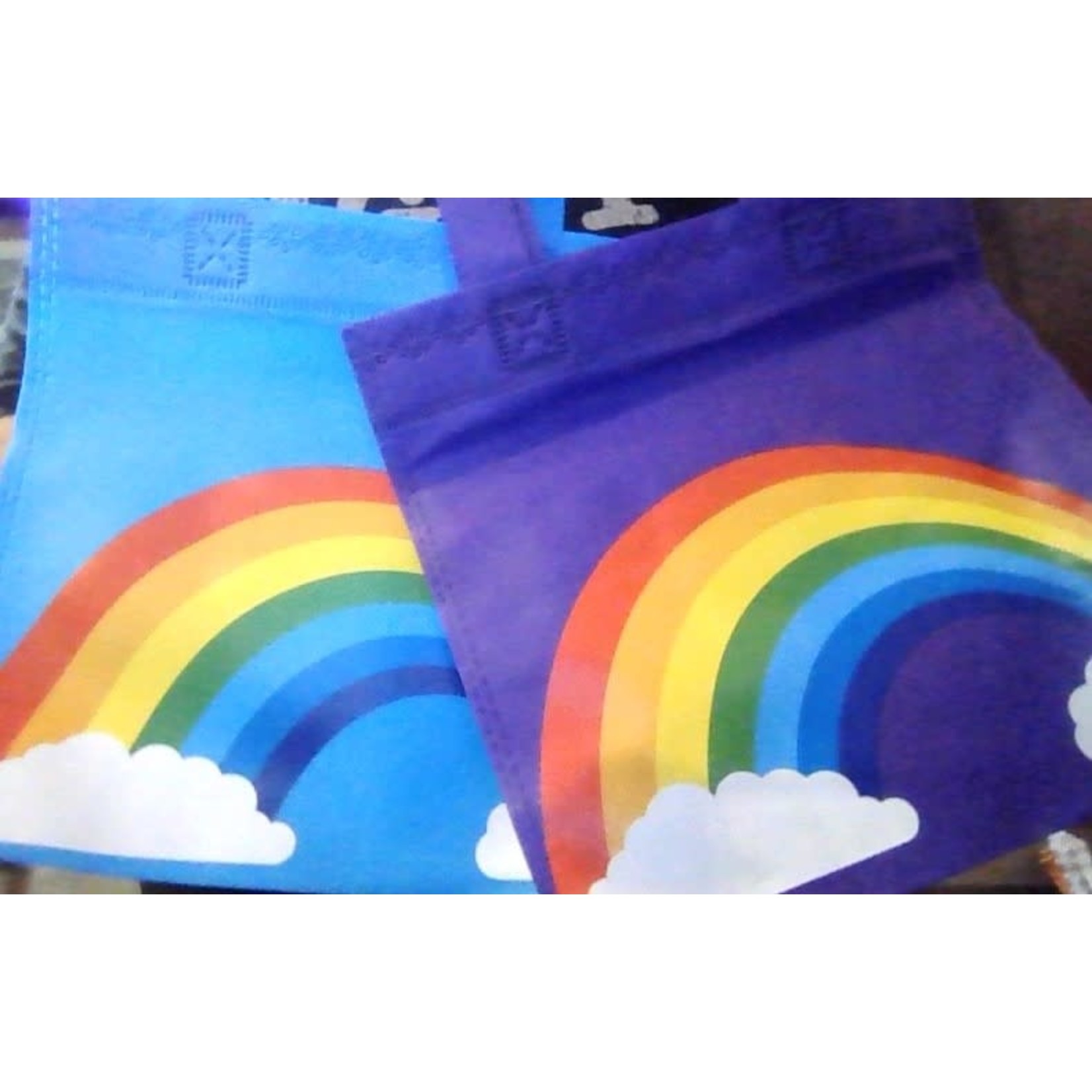cloth rainbow cloud gift bag