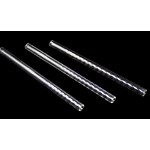 8" Straight Thick Glass Tube