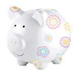 Pearhead Tiny Ideas My First Bank Ceramic Piggy Bank