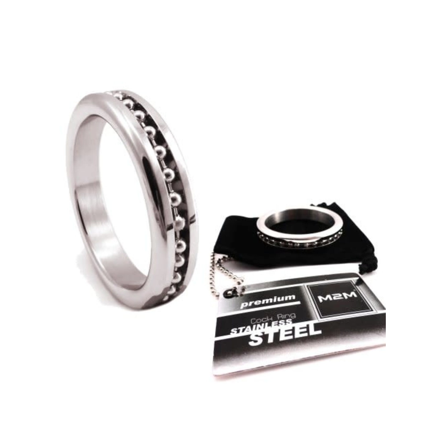 M2M M2M Stainless Metal Cock Ring