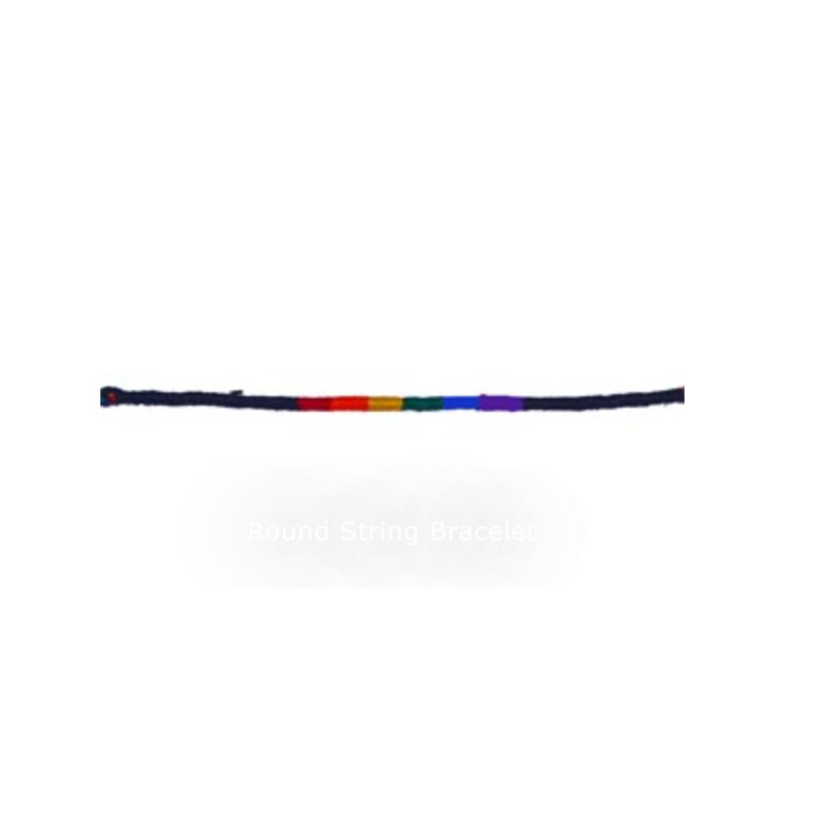 Rainbow Depot Rainbow Round String Bracelet