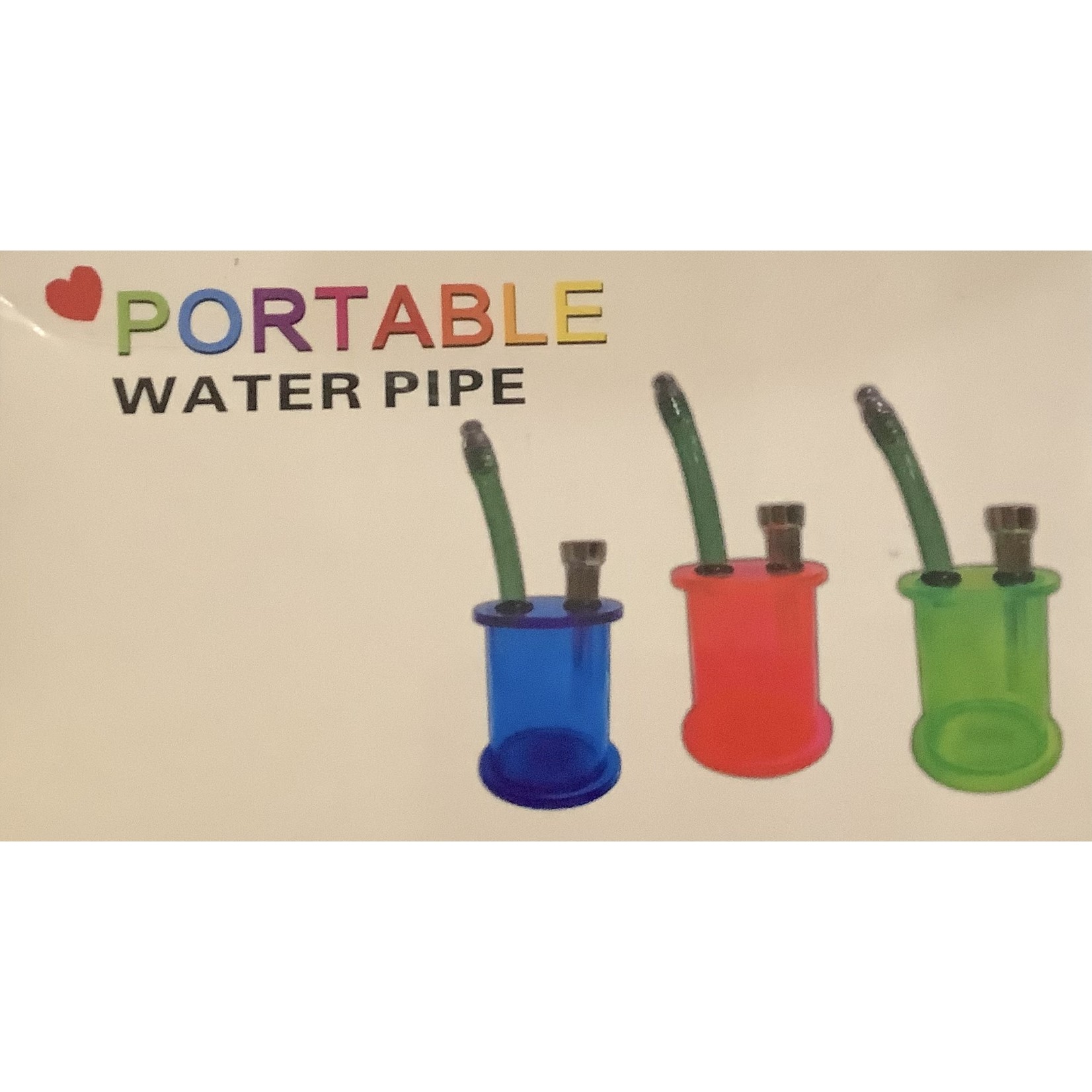 Portable Water Pipes-Assorted Colors