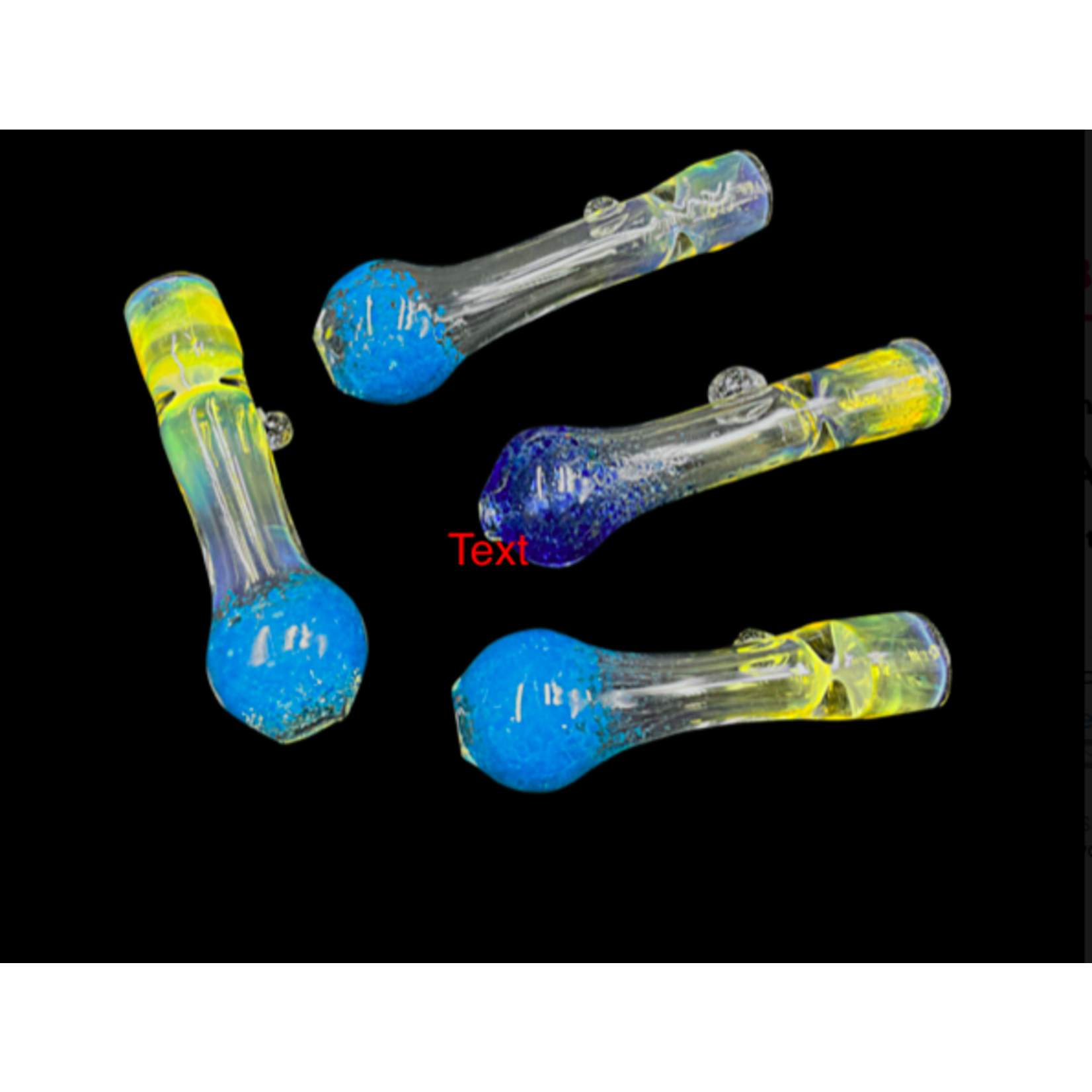 3.5" Dotted Glass Chillum