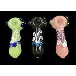 4.5" Middle Flower Glass Pipe