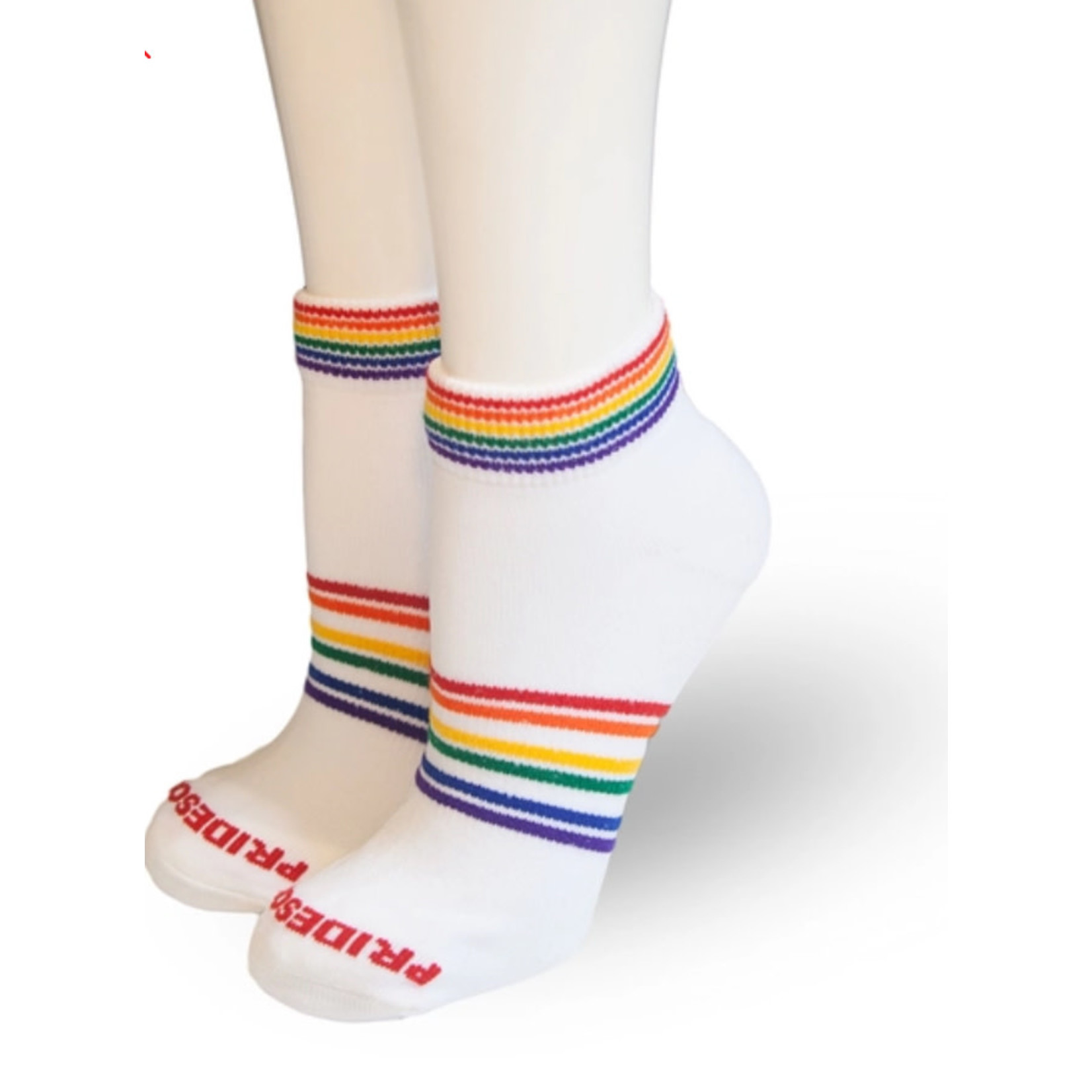 Prerogatives Pride Socks Mighty Anklet White