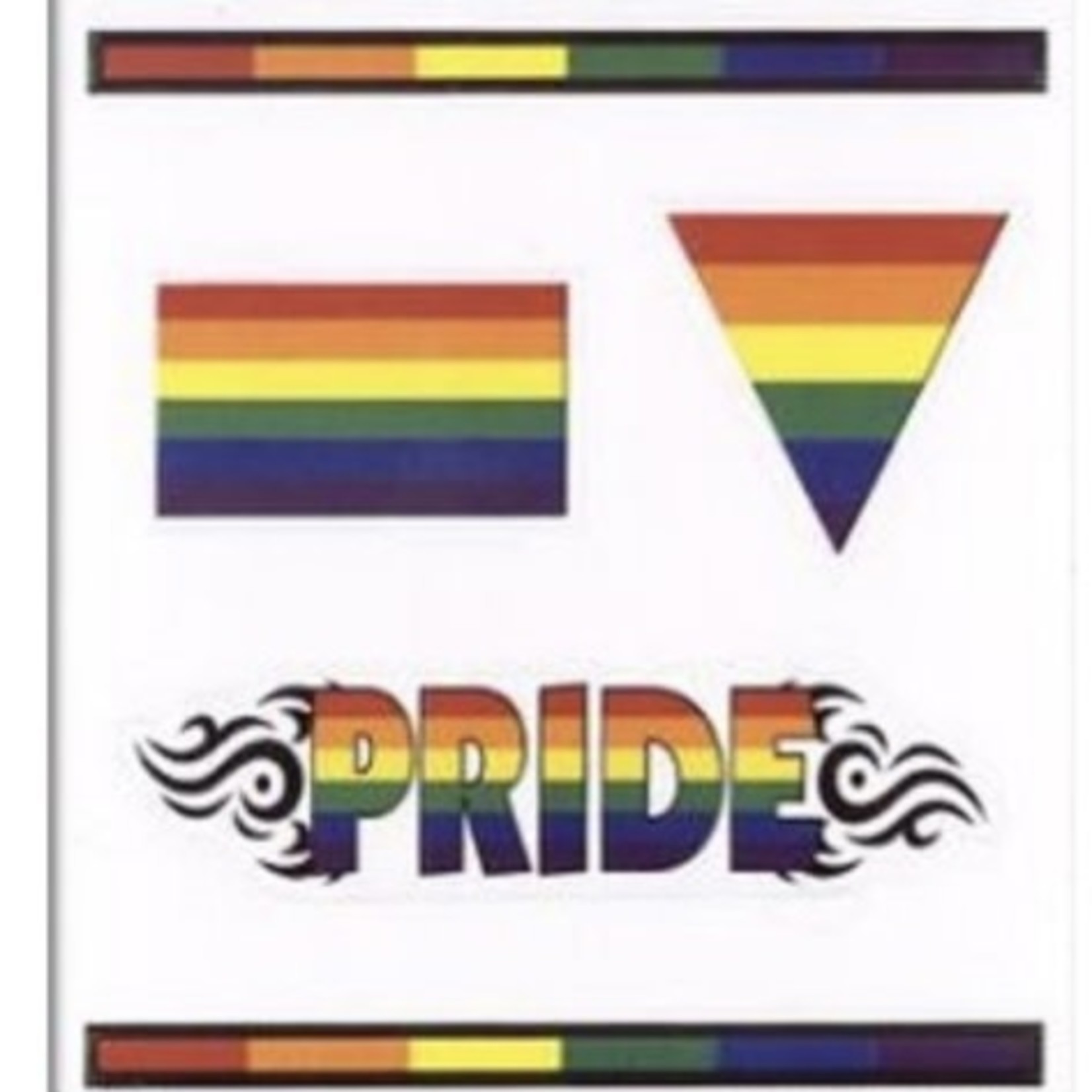 Pride not Prejudice Sticker Set Rainbow Multi-Pak