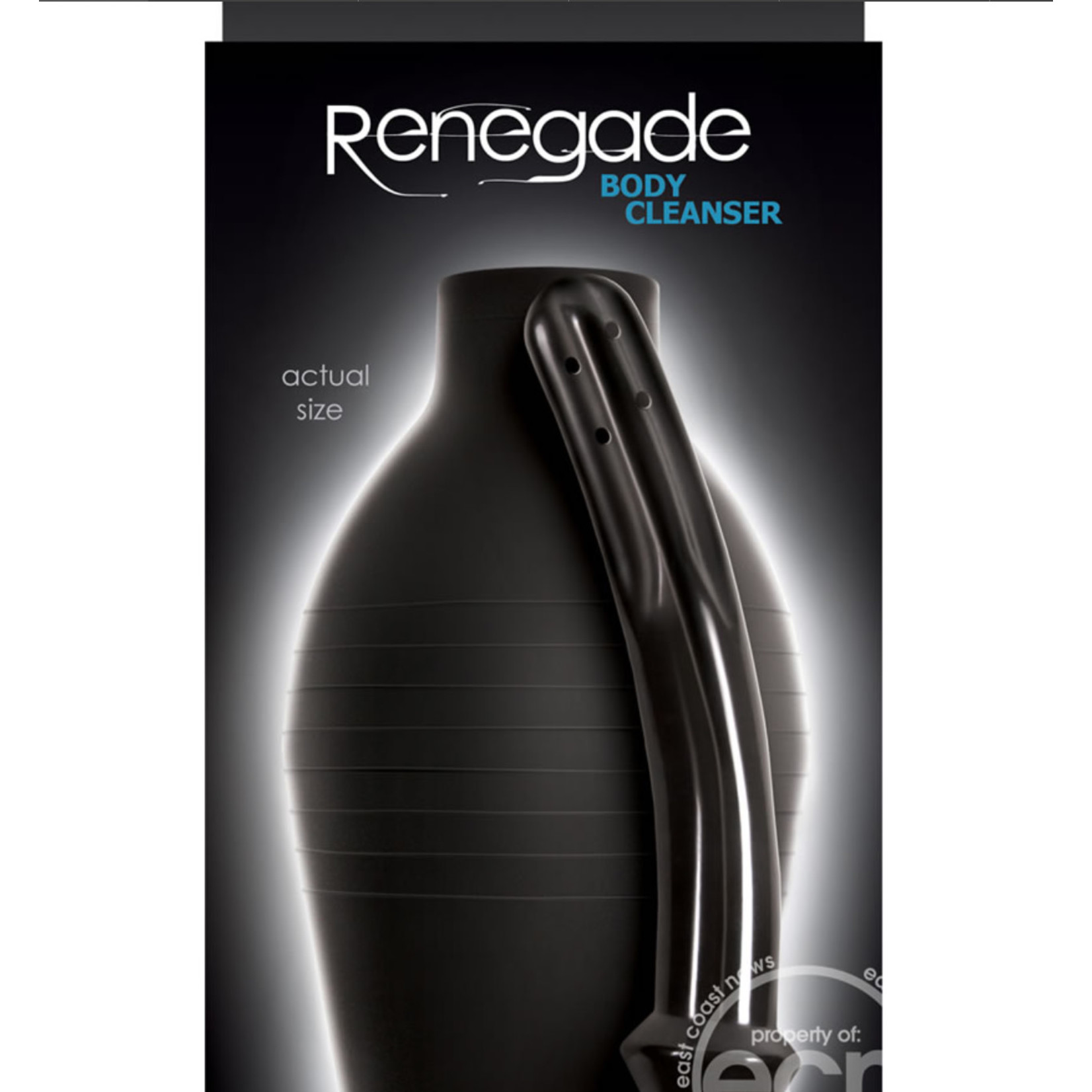 Renegade Renegade Body Cleanser Silicone  Enema Bulb - Black