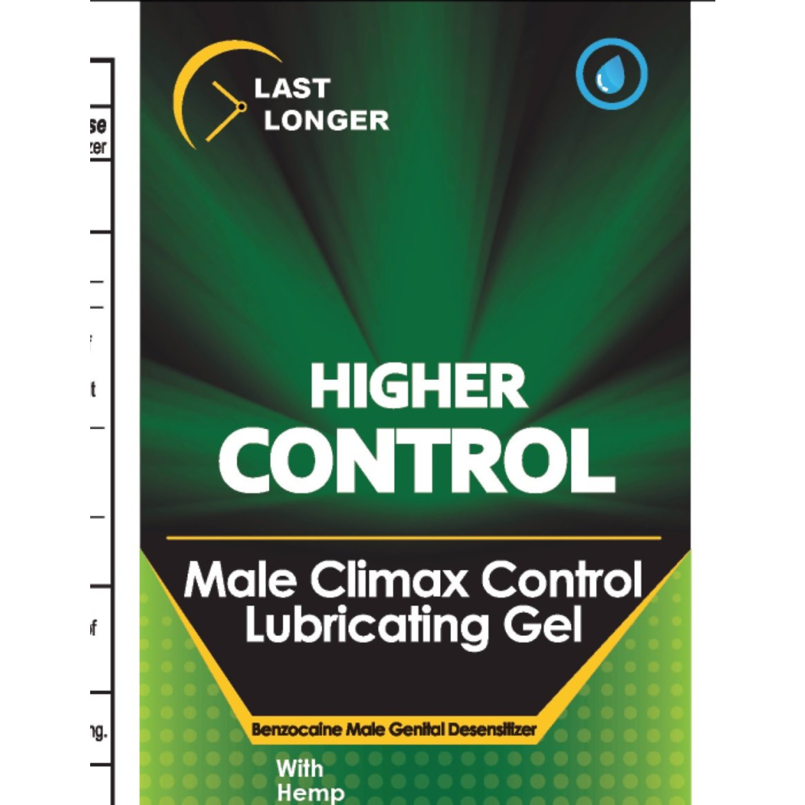Higher Control Higher Control Male Climax Control Lubricating Gel Packets 2 ml.