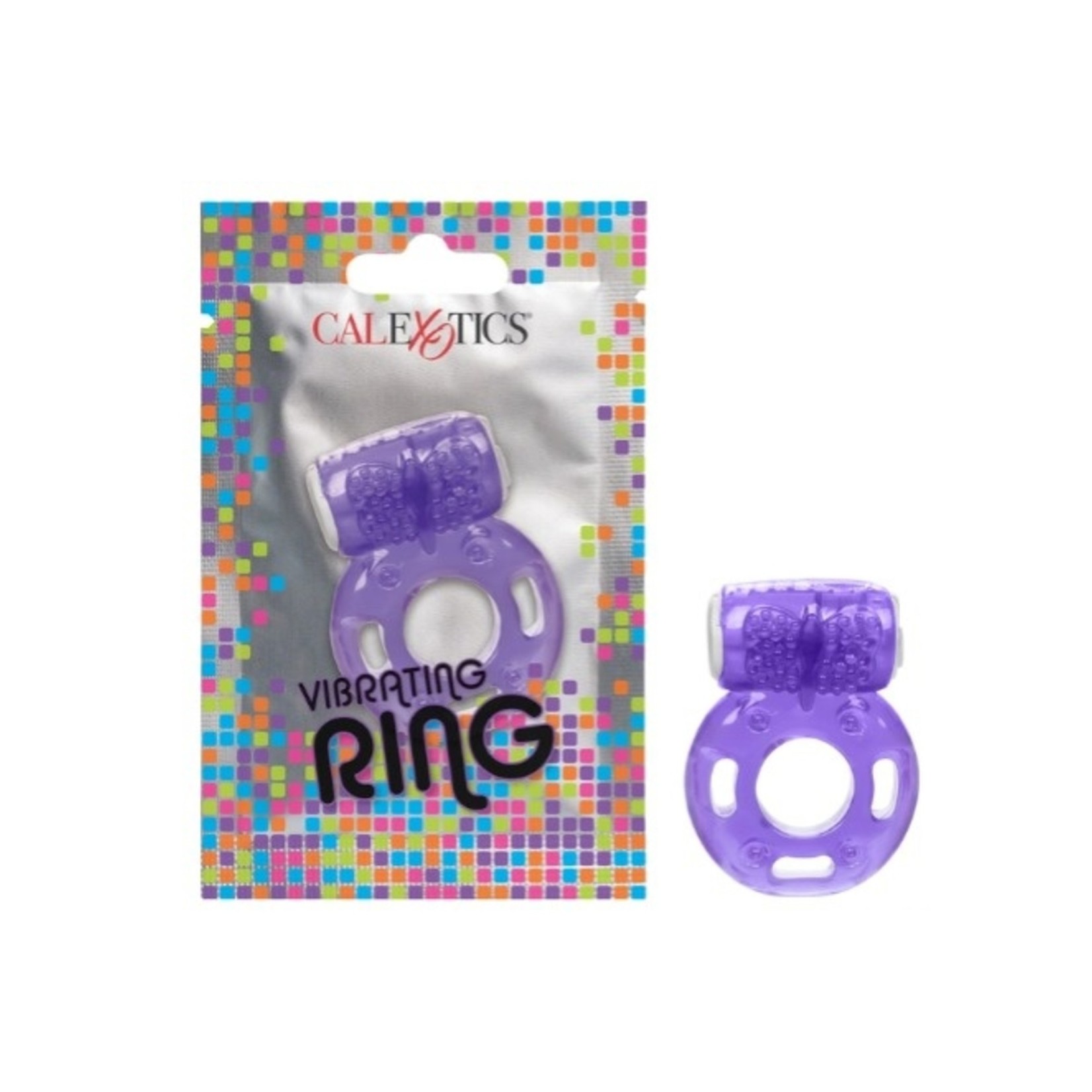 Calexotics Cale Exorics -Foil Pack Vibrating Cock Ring