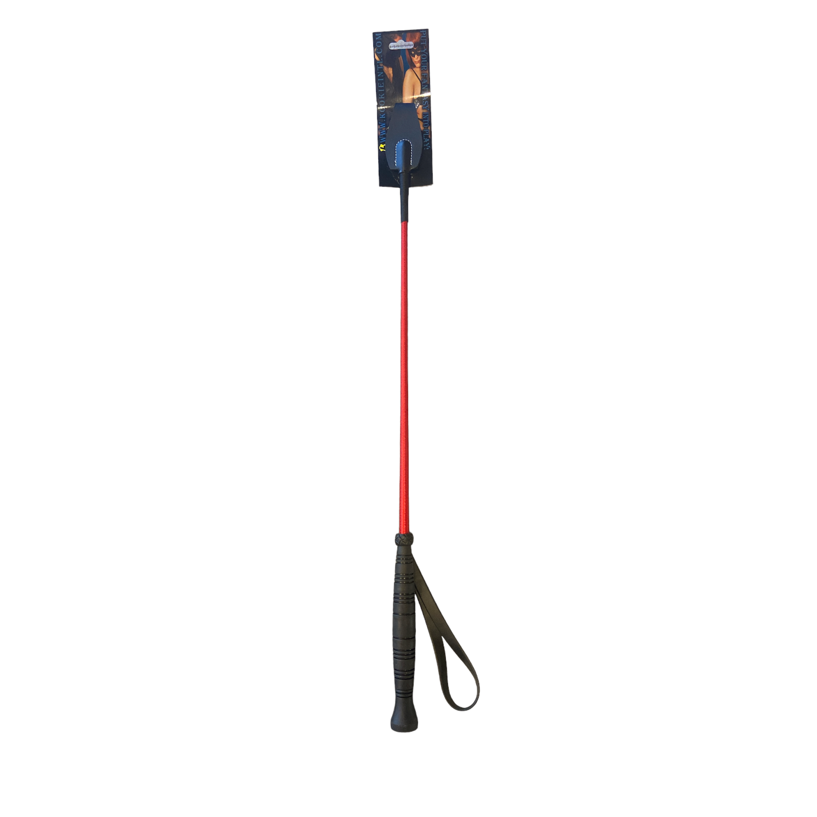 Kookie Kookie 26” Riding Crop with Loop Red C&J Hammer Hard