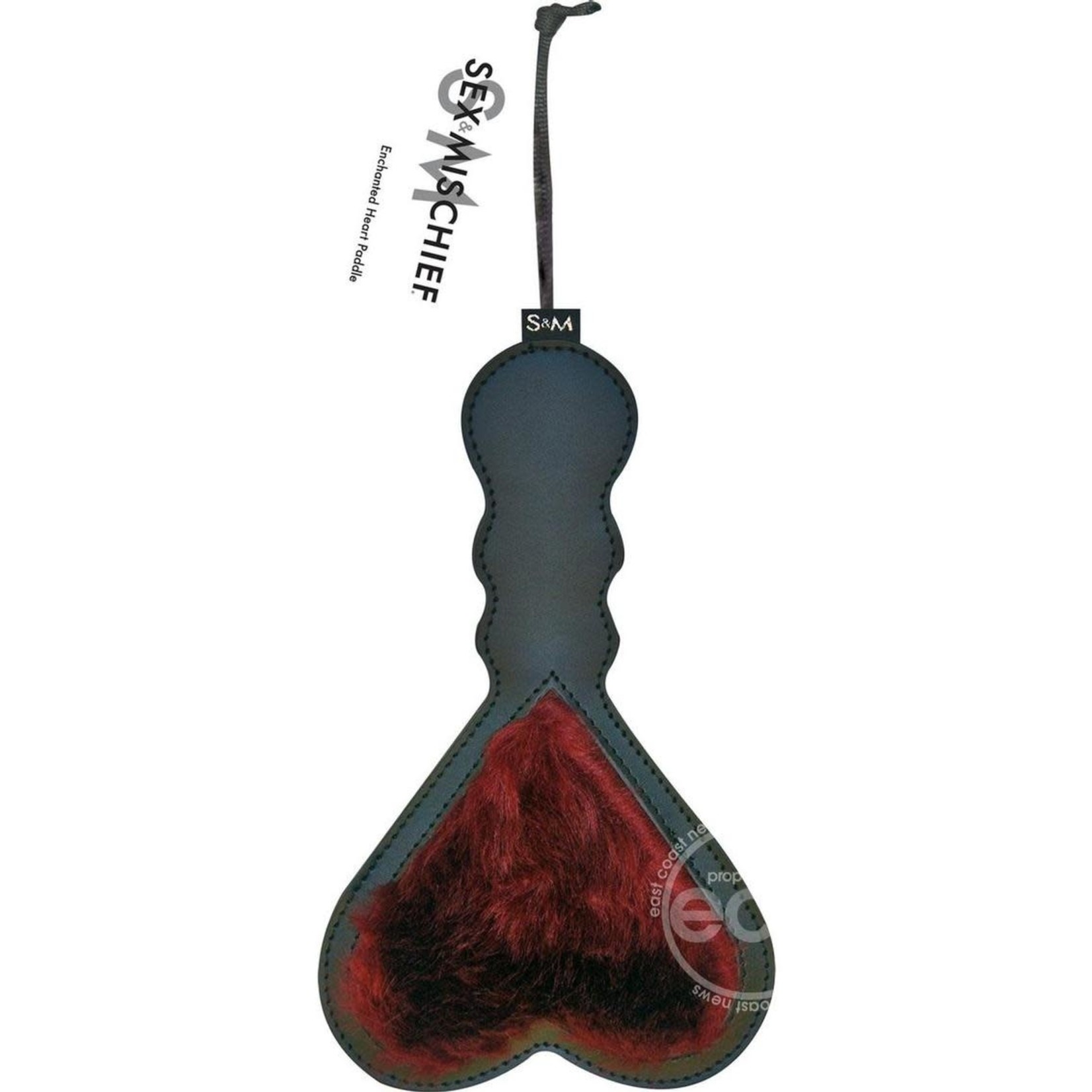 Sex & Mischief Sex and Mischief Enchanted Heart Paddle - Black/Red