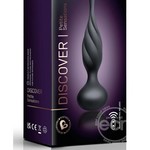 Petite Sensations Range Discover Rechargeable Silicone Anal Vibrator with Remote Control - Black/Rose Gold