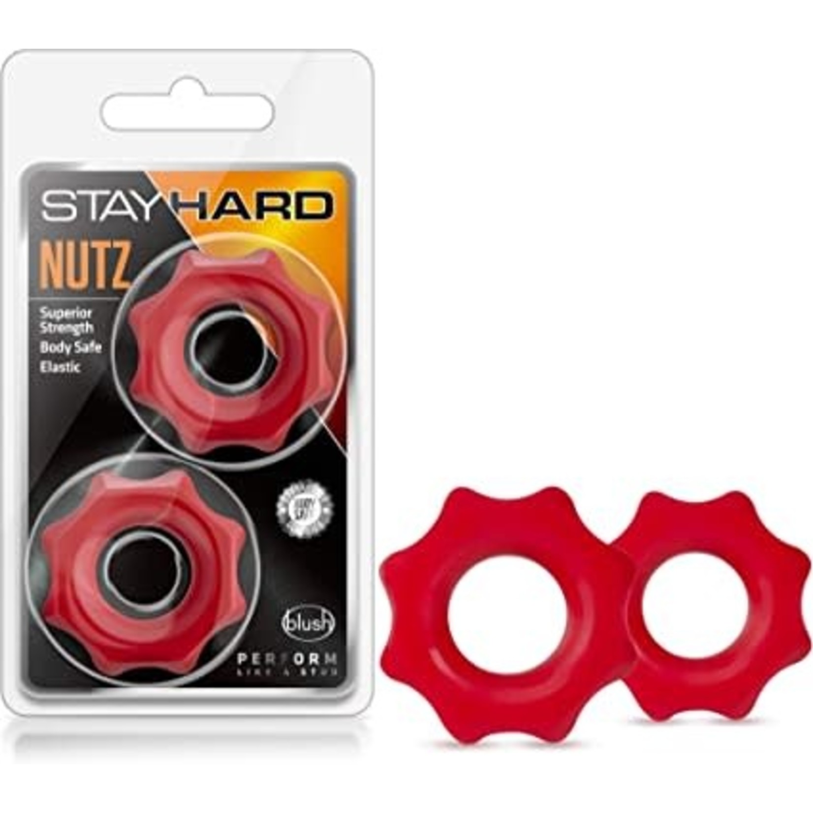 Stay Hard Stay Hard Nutz Cock Rings (2pk)