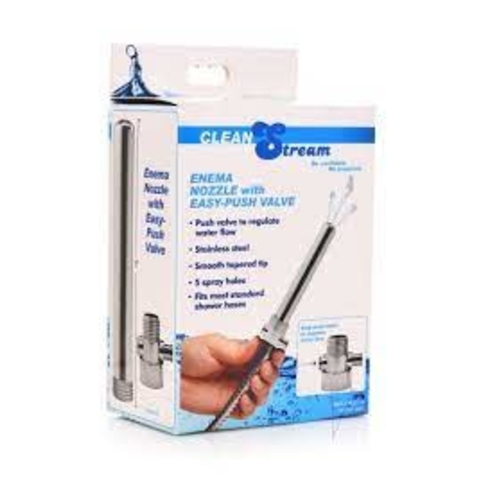 Clean Stream Clean Stream Enema Nozzle with Easy Push Valve