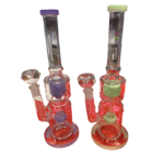 goo wholesale 12” Skyscraper Double Perc Bong