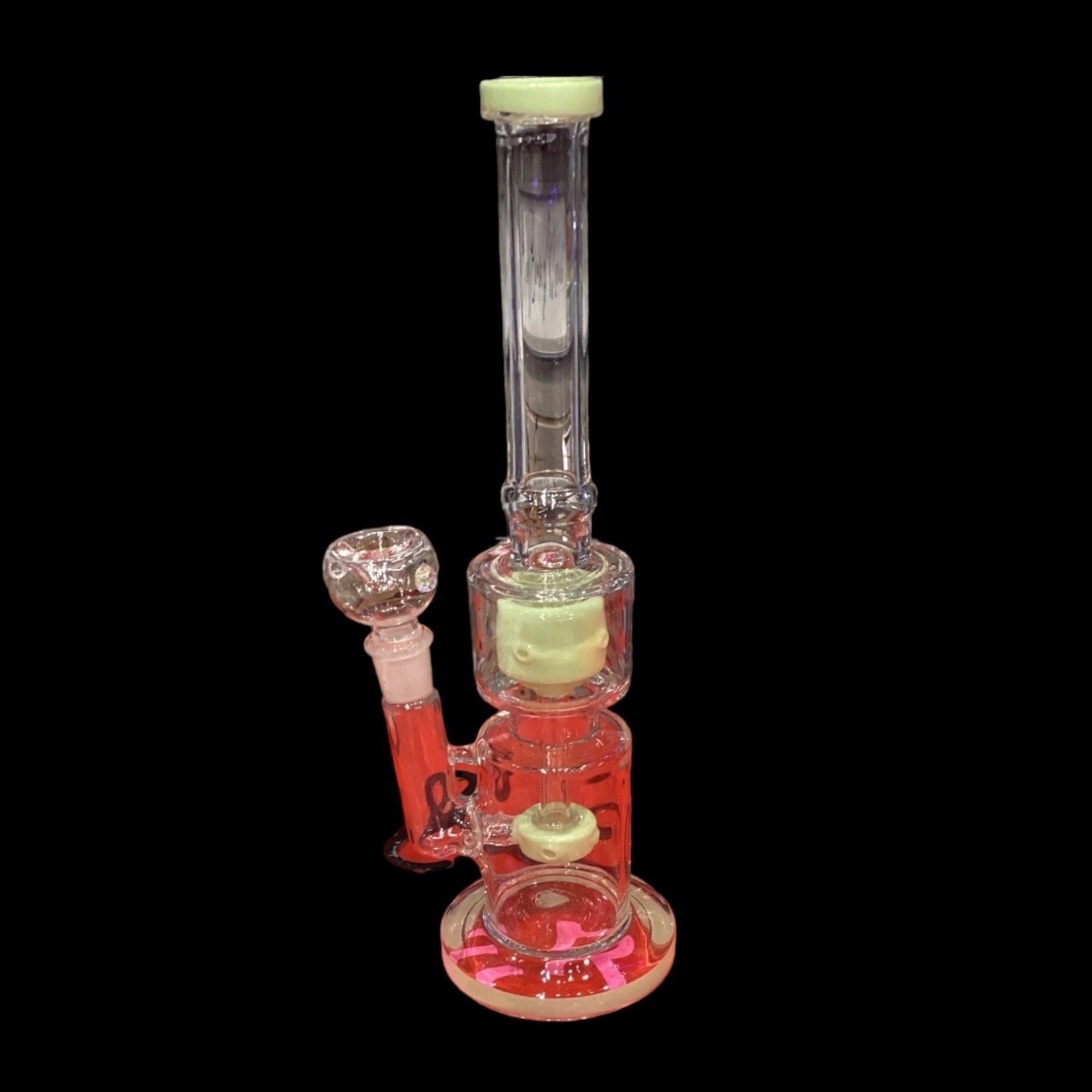 goo wholesale 12” Skyscraper Double Perc Bong