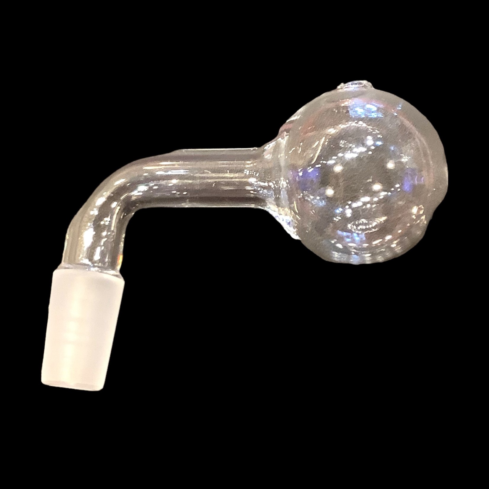 14mm Male Jumbo Head Glass Oil Burner Attachment