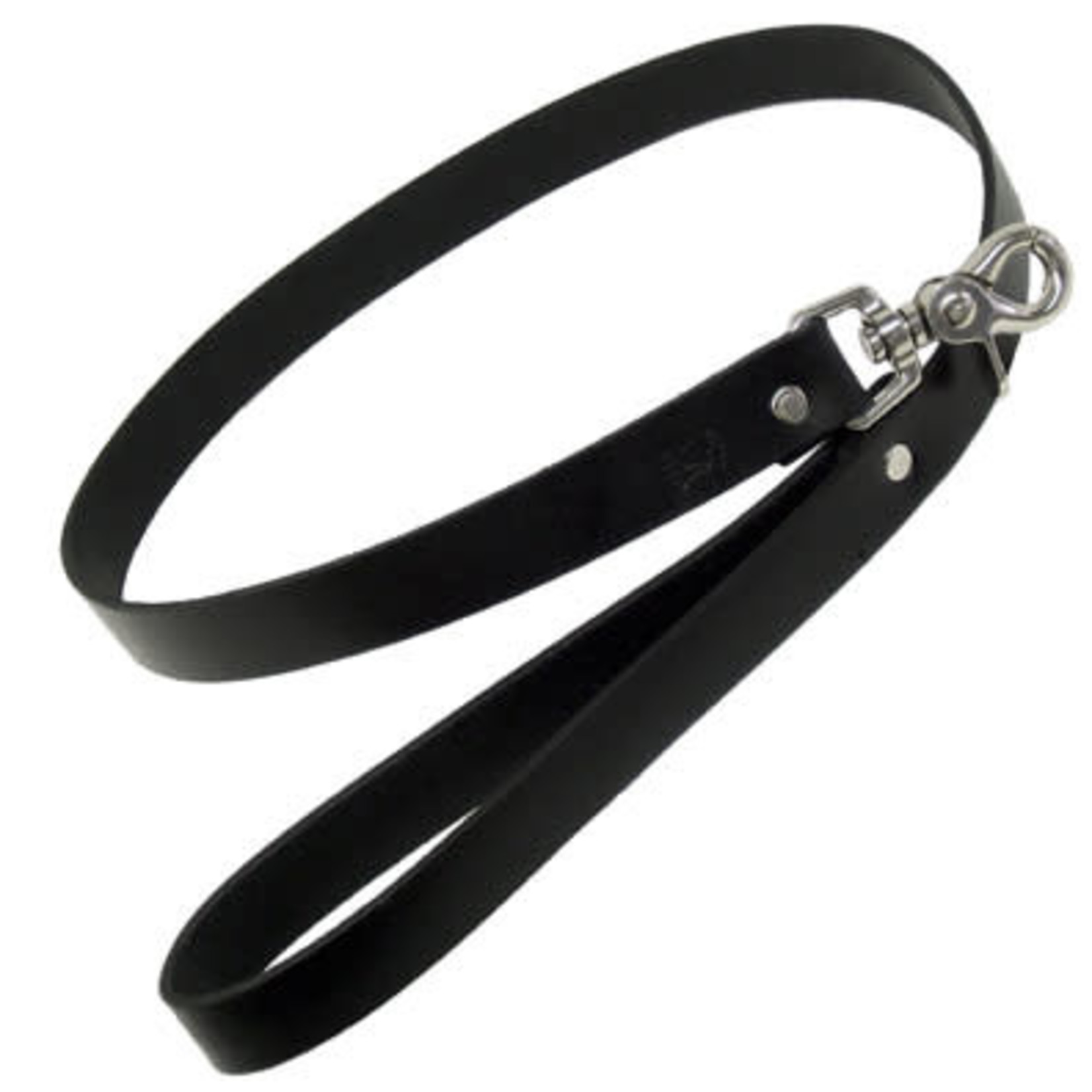 Kookie Kookie- Black Leather Leash- 36”