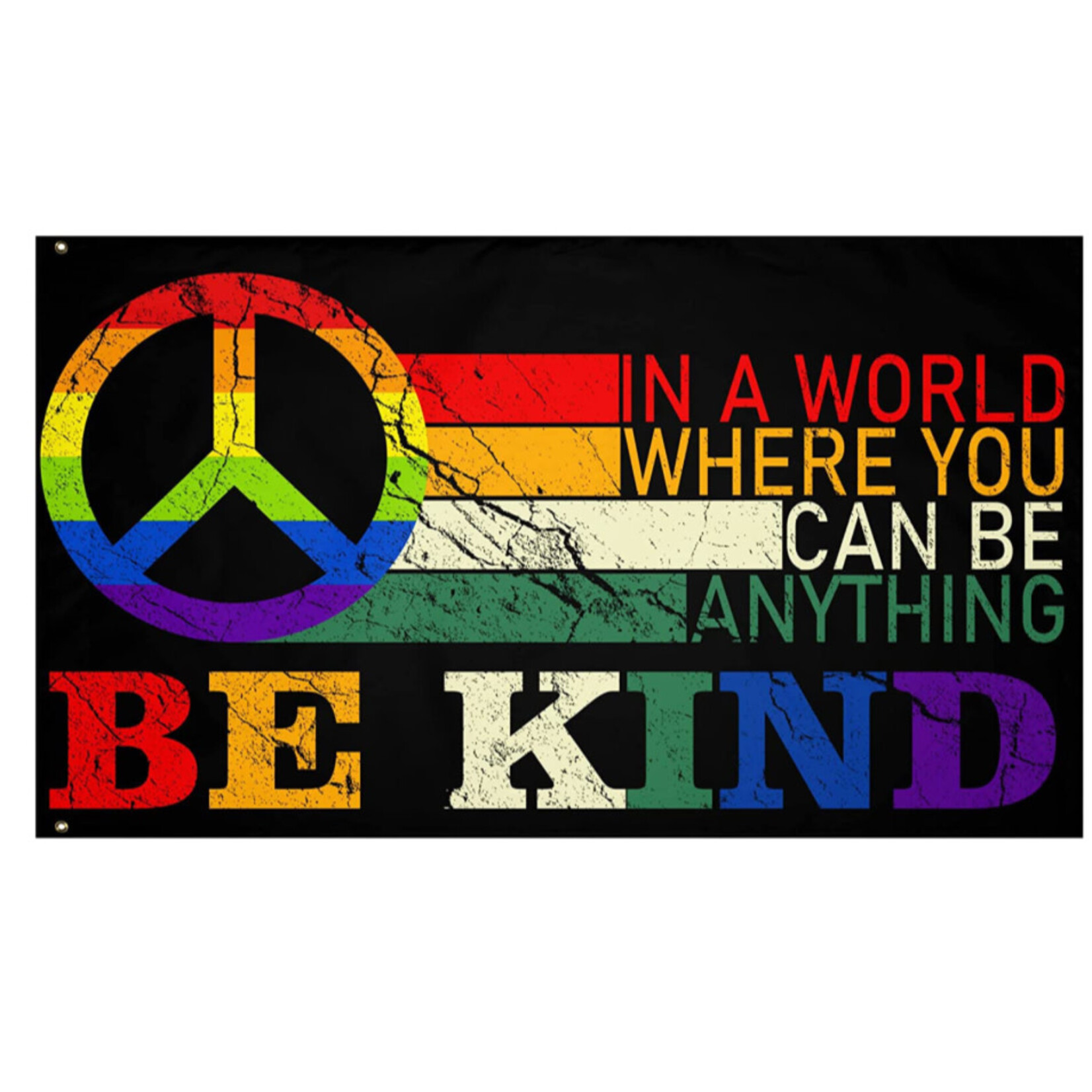 Ceosande “Be Kind” Pride Flag 3’x5’
