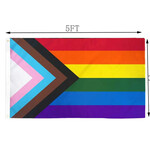 UTSANG All-Inclusive Progressive Pride Flag 2’x3’
