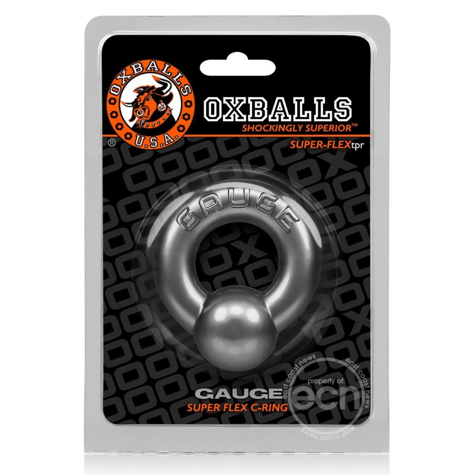 OX Balls Gauge Super Flex Cockring Steel