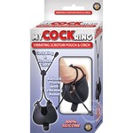 NASSTOYS My Cock Ring Vibrating Scrotum Pouch & Cinch - Black