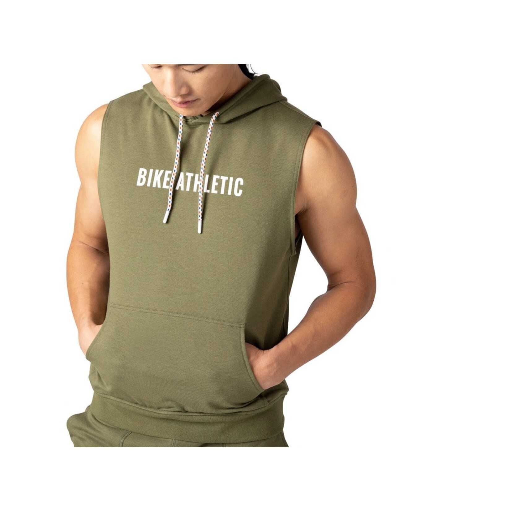 Bike Athletic BIKE Athletic French Terry Sleeveless Hoodie