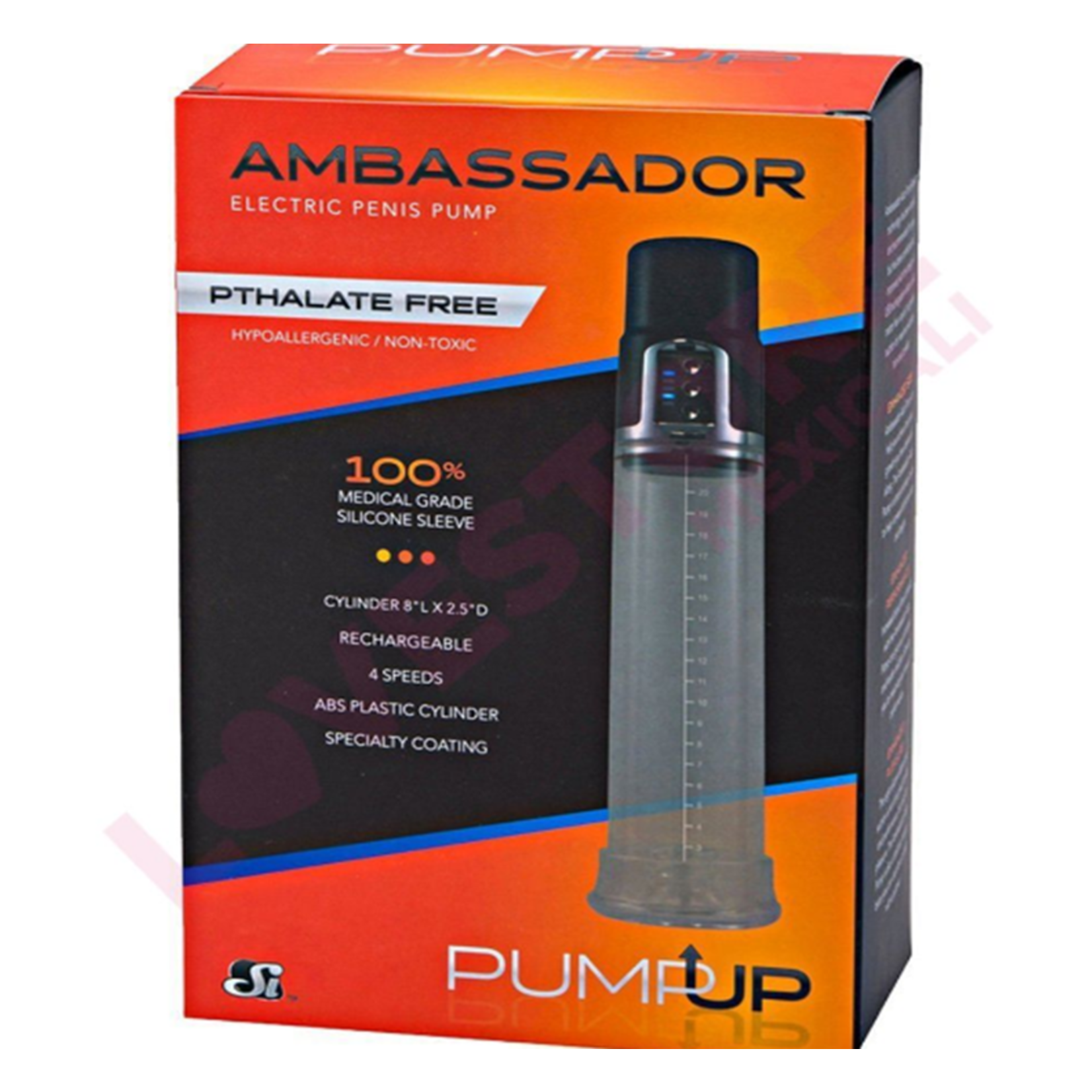 SI Novelties AMBASSADOR PUMP UP NV Electric Penis Pump C&J Hammer