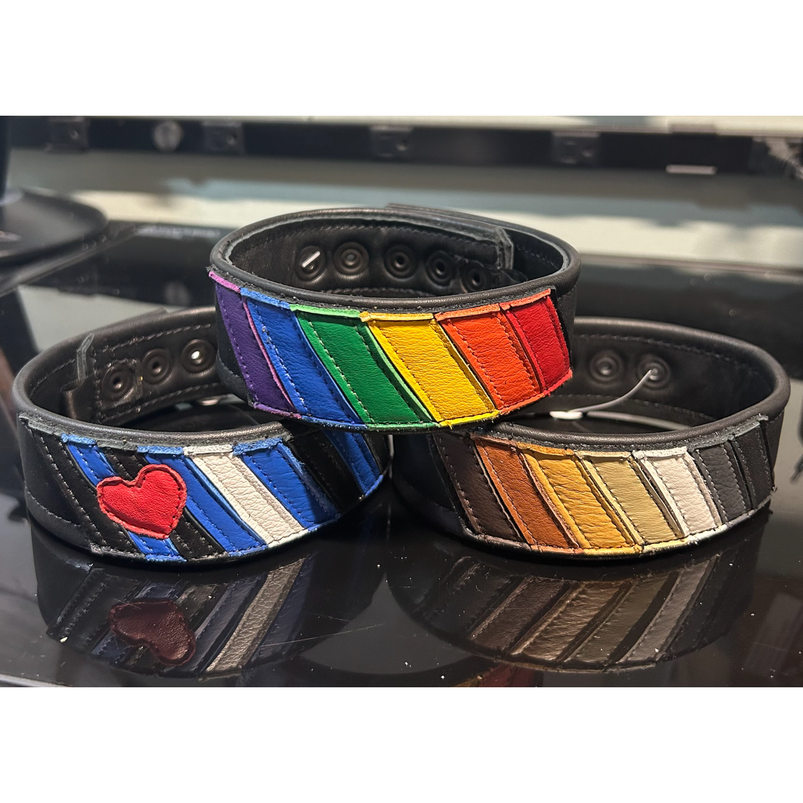 P&C Creations P&C Creations Pride Leather Armband