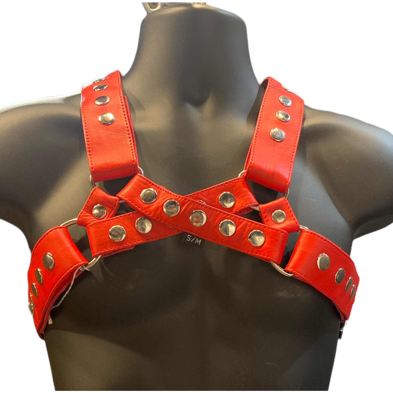MS Leather Cross Chest Harness