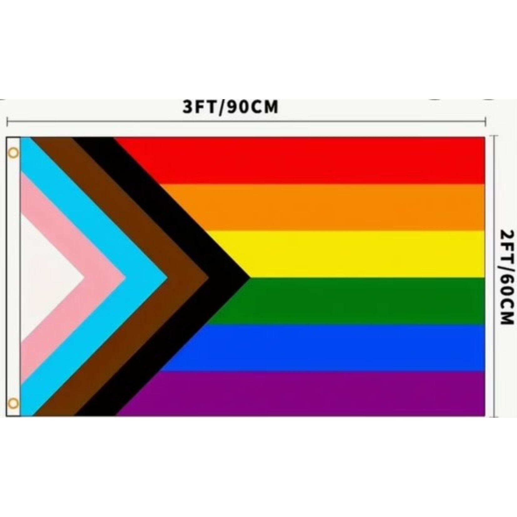 Flaglink Progressive Pride Flag 2’x3’