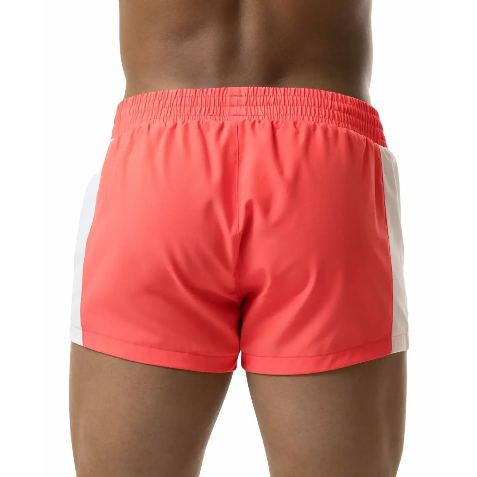 Nasty Pig Nasty Pig Diver Swim Trunk-White/Coral