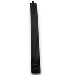 P&C Creations P&C Creations 1.5” Black Leather Armband w/Black Snaps