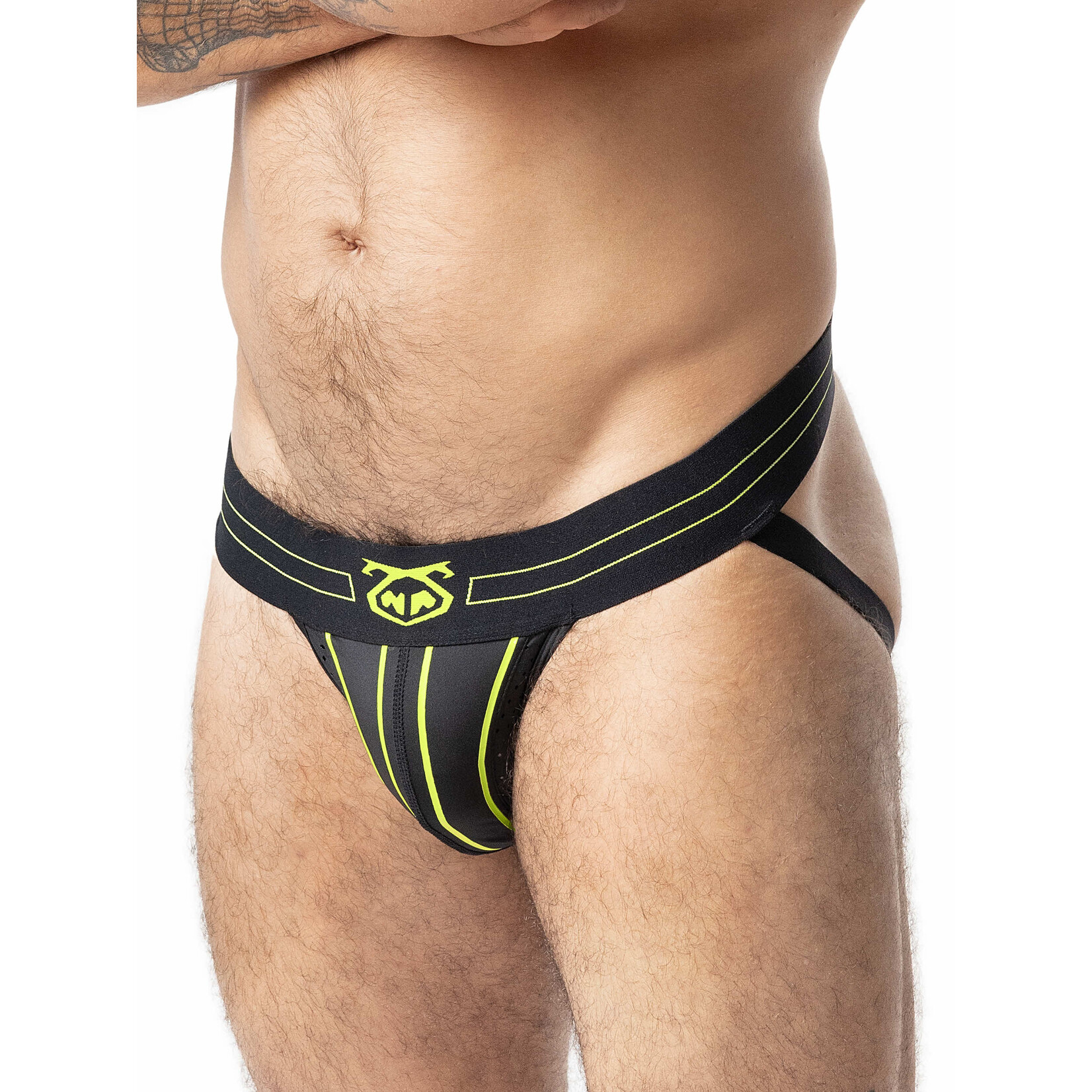 Nasty Pig Nasty Pig  Voltage Jock Strap- Black/Acid Lime