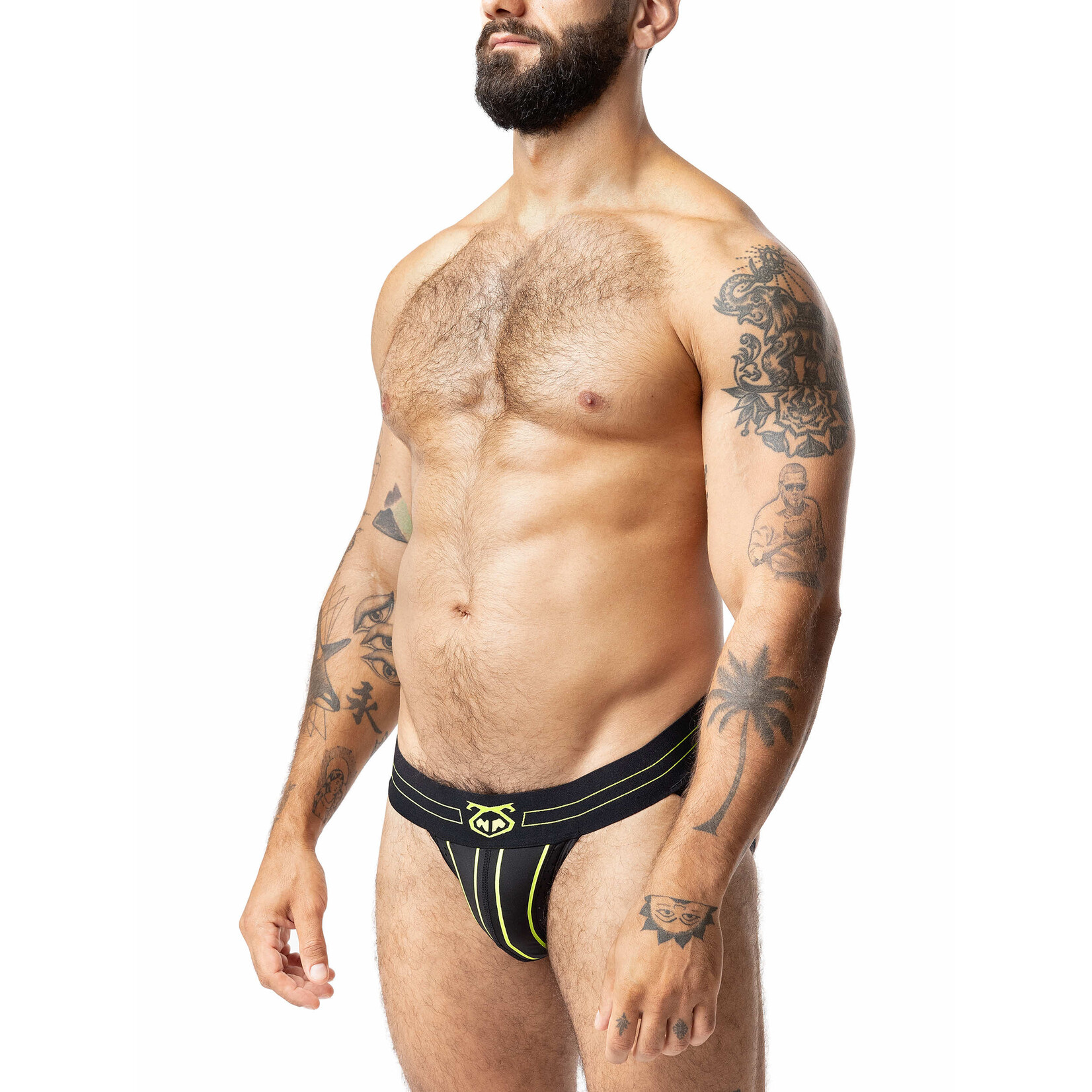 Nasty Pig Nasty Pig  Voltage Jock Strap- Black/Acid Lime