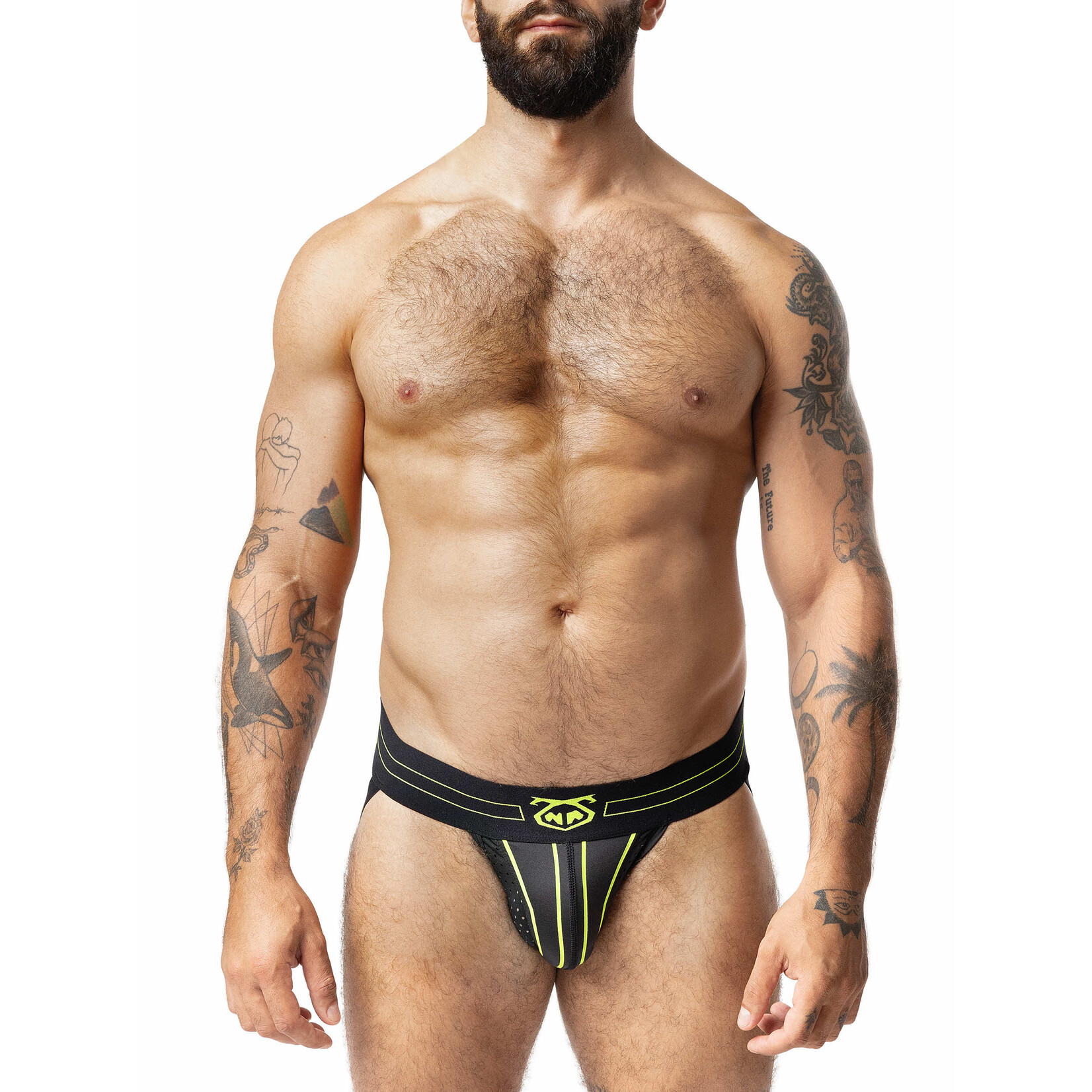 Nasty Pig Nasty Pig  Voltage Jock Strap- Black/Acid Lime
