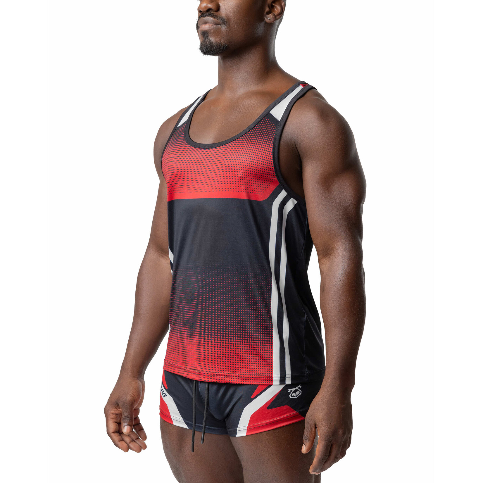 Nasty Pig Nasty Pig  Full Throttle Tank Top- Black/Red/White
